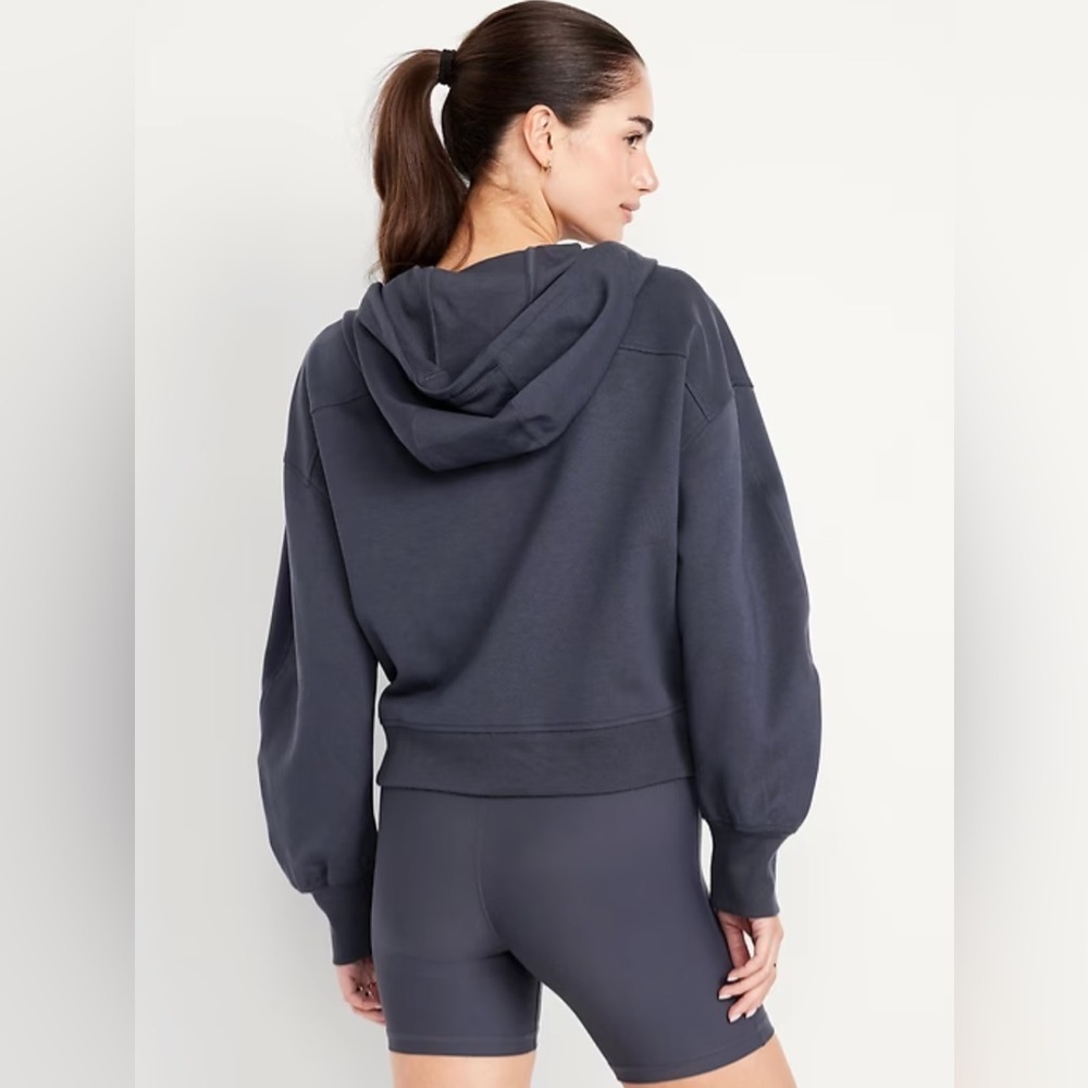 Half Zip Hoodie Sweatshirt - Picture 6 of 16